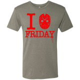 T-Shirts Venetian Grey / Small I Love Friday Men's Triblend T-Shirt