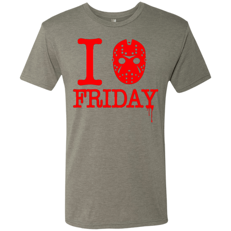 T-Shirts Venetian Grey / Small I Love Friday Men's Triblend T-Shirt