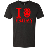 T-Shirts Vintage Black / Small I Love Friday Men's Triblend T-Shirt
