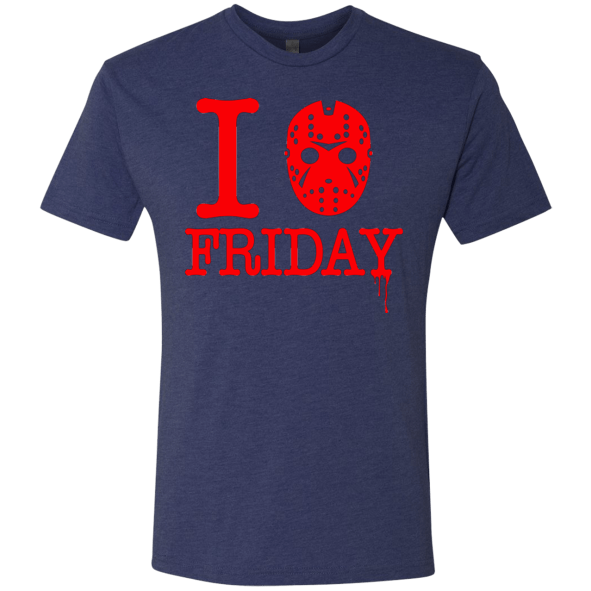 T-Shirts Vintage Navy / Small I Love Friday Men's Triblend T-Shirt
