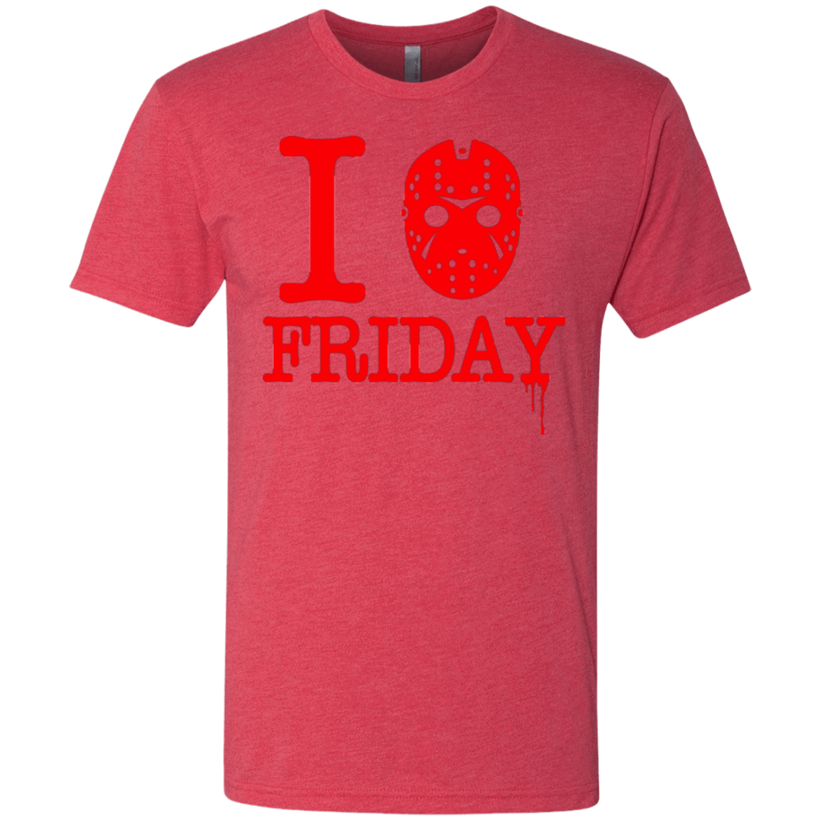 T-Shirts Vintage Red / Small I Love Friday Men's Triblend T-Shirt
