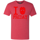 T-Shirts Vintage Red / Small I Love Friday Men's Triblend T-Shirt