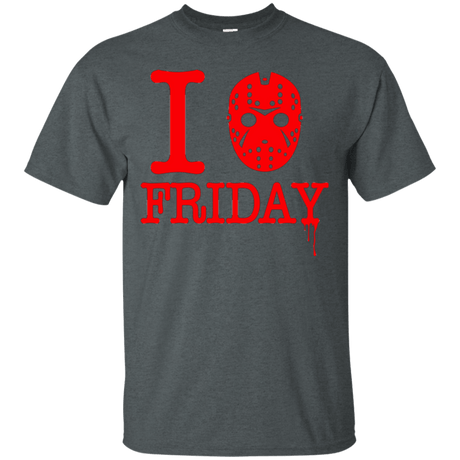 T-Shirts Dark Heather / Small I Love Friday T-Shirt