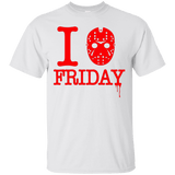 T-Shirts White / Small I Love Friday T-Shirt