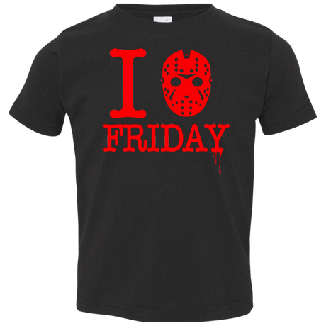 T-Shirts Black / 2T I Love Friday Toddler Premium T-Shirt