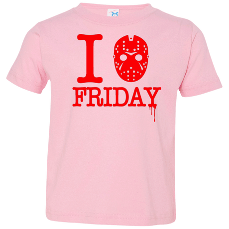 T-Shirts Pink / 2T I Love Friday Toddler Premium T-Shirt