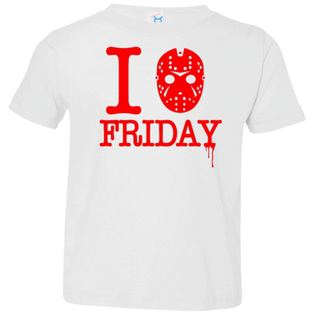 T-Shirts White / 2T I Love Friday Toddler Premium T-Shirt