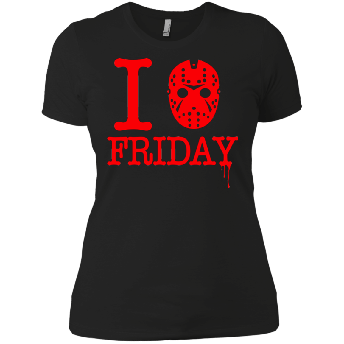 T-Shirts Black / X-Small I Love Friday Women's Premium T-Shirt