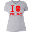 T-Shirts Heather Grey / X-Small I Love Friday Women's Premium T-Shirt