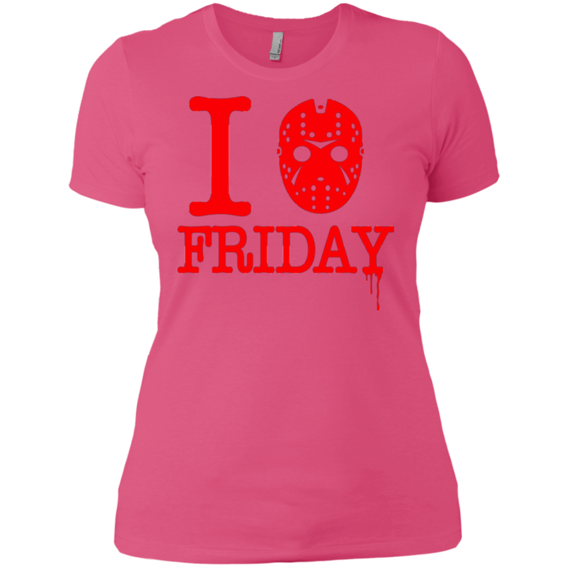 T-Shirts Hot Pink / X-Small I Love Friday Women's Premium T-Shirt