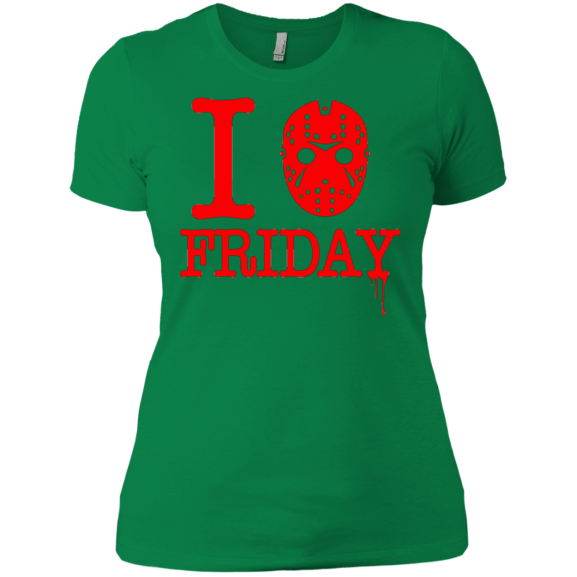 T-Shirts Kelly Green / X-Small I Love Friday Women's Premium T-Shirt