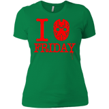 T-Shirts Kelly Green / X-Small I Love Friday Women's Premium T-Shirt