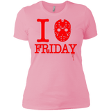 T-Shirts Light Pink / X-Small I Love Friday Women's Premium T-Shirt