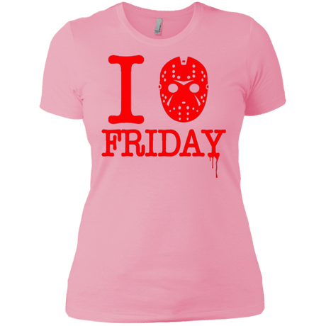 T-Shirts Light Pink / X-Small I Love Friday Women's Premium T-Shirt
