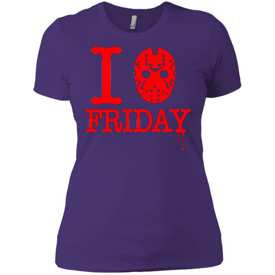T-Shirts Purple / X-Small I Love Friday Women's Premium T-Shirt