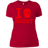 T-Shirts Red / X-Small I Love Friday Women's Premium T-Shirt