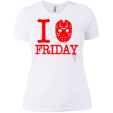 T-Shirts White / X-Small I Love Friday Women's Premium T-Shirt