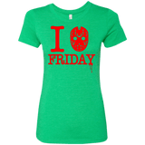 T-Shirts Envy / Small I Love Friday Women's Triblend T-Shirt