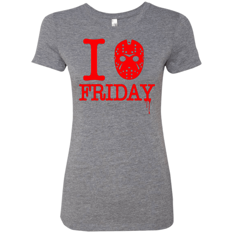 T-Shirts Premium Heather / Small I Love Friday Women's Triblend T-Shirt