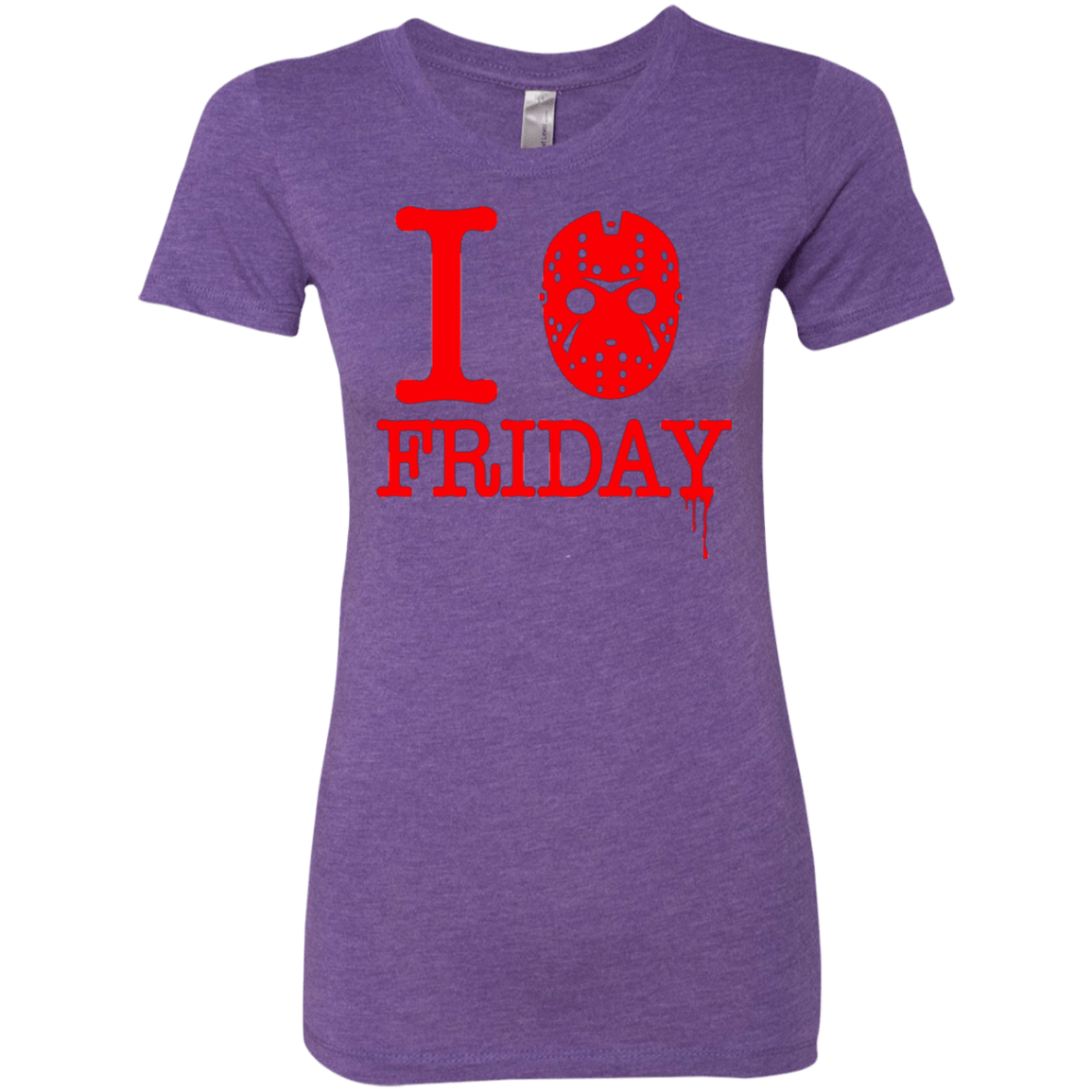 T-Shirts Purple Rush / Small I Love Friday Women's Triblend T-Shirt