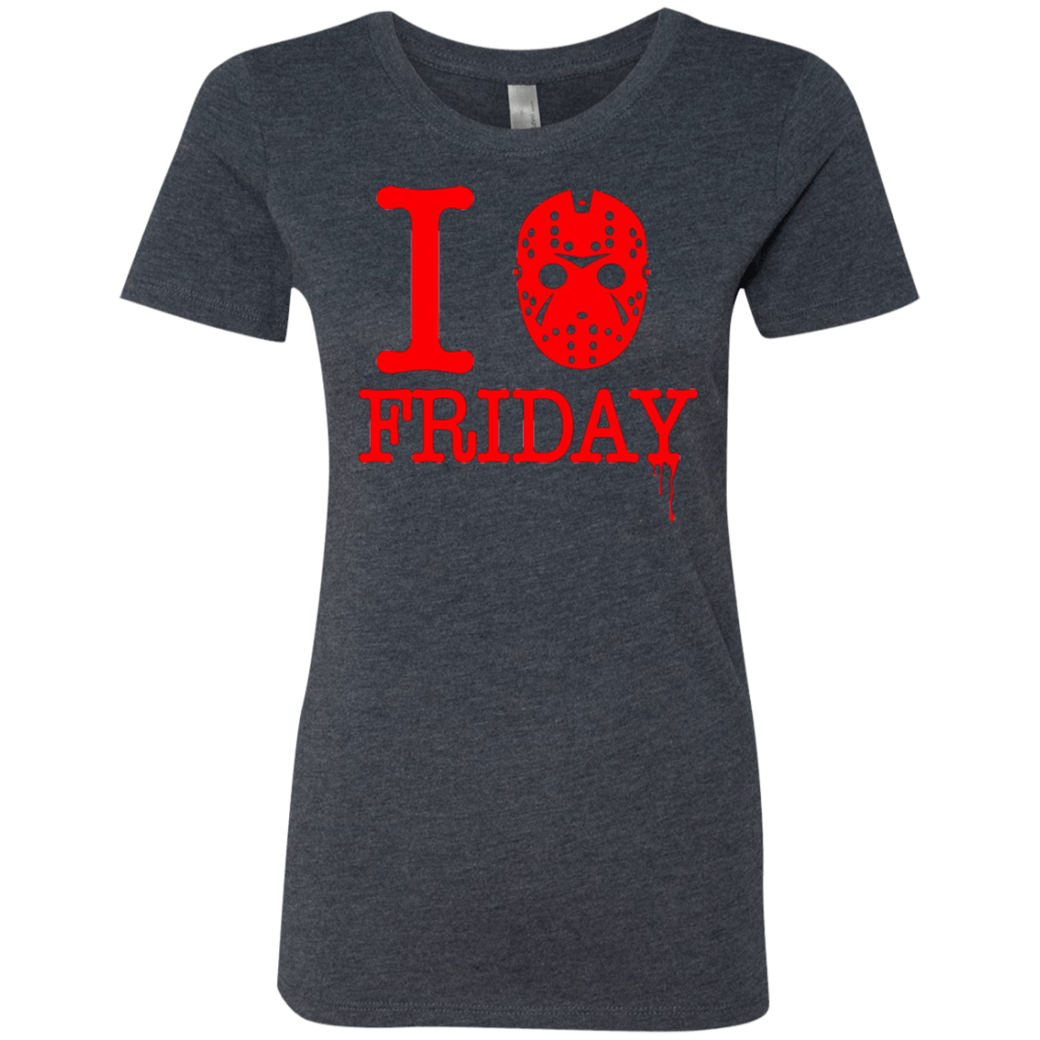 T-Shirts Vintage Navy / Small I Love Friday Women's Triblend T-Shirt