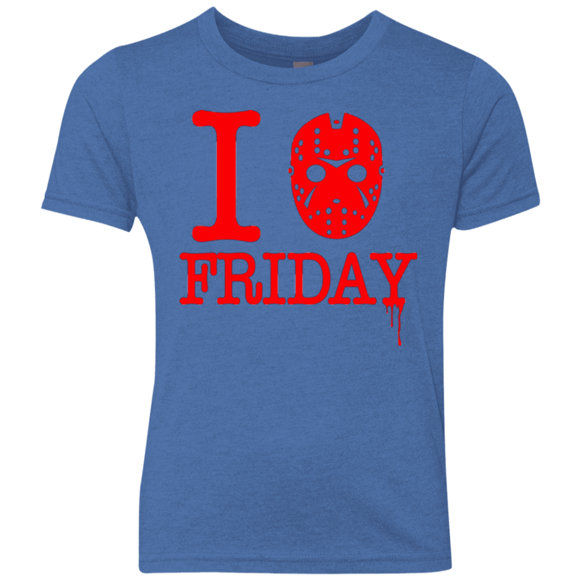T-Shirts Vintage Royal / YXS I Love Friday Youth Triblend T-Shirt