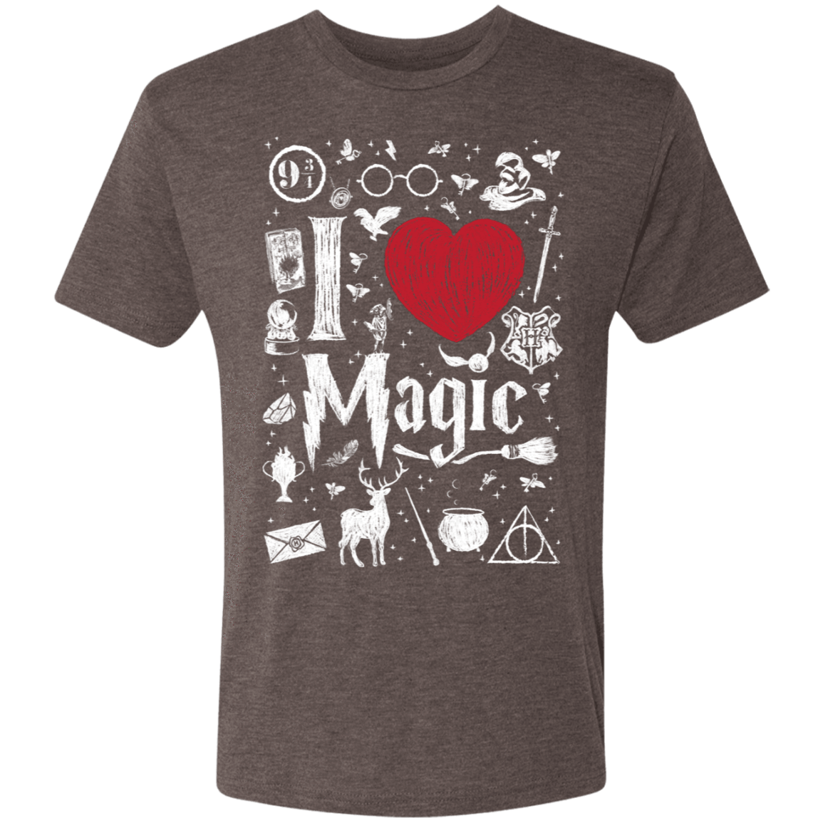 T-Shirts Macchiato / S I Love Magic Men's Triblend T-Shirt