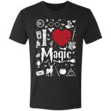 T-Shirts Vintage Black / S I Love Magic Men's Triblend T-Shirt