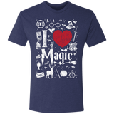 T-Shirts Vintage Navy / S I Love Magic Men's Triblend T-Shirt