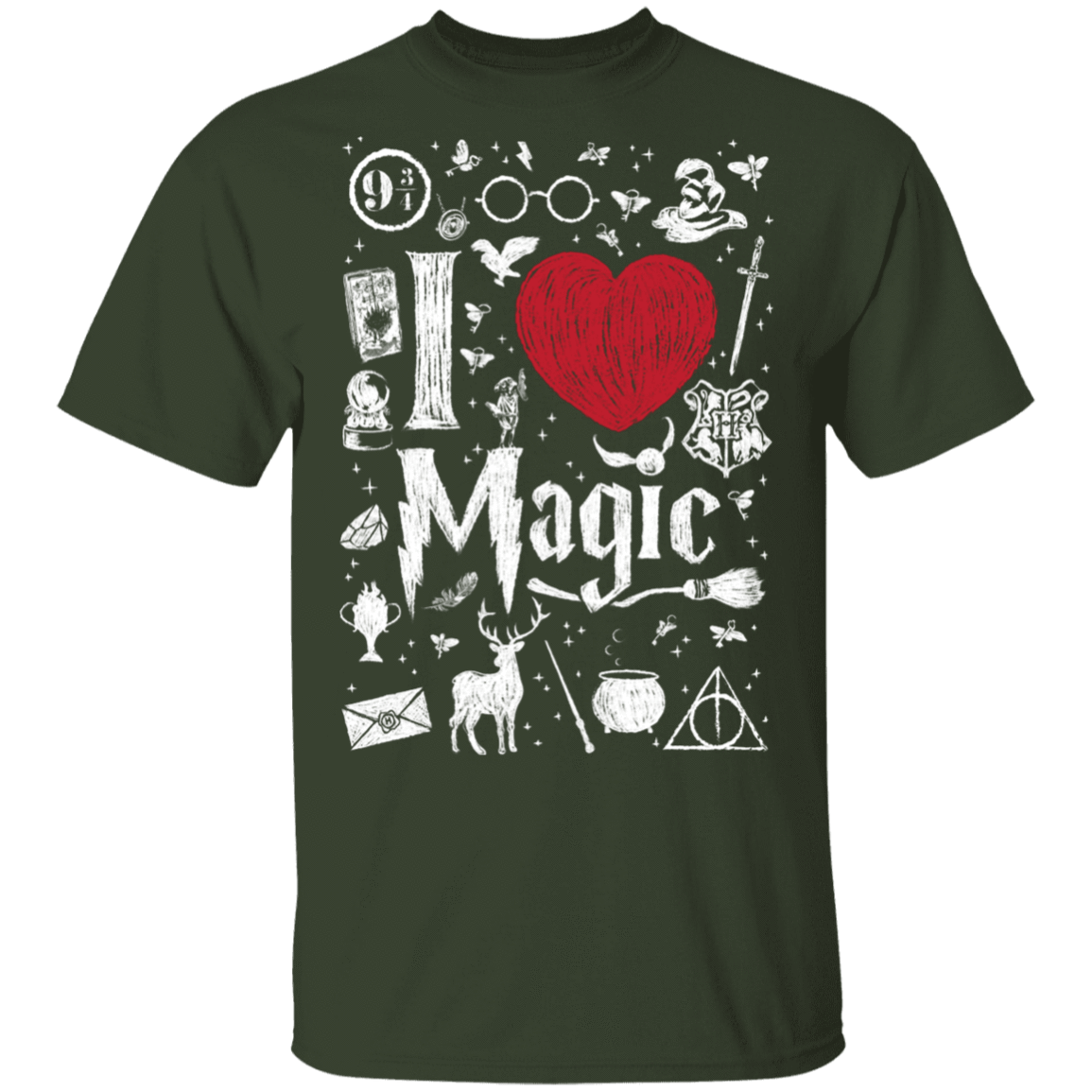 T-Shirts Forest / S I Love Magic T-Shirt