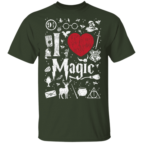 T-Shirts Forest / S I Love Magic T-Shirt