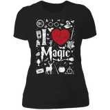 T-Shirts Black / S I Love Magic Women's Premium T-Shirt