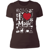 T-Shirts Dark Chocolate / S I Love Magic Women's Premium T-Shirt