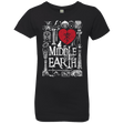 T-Shirts Black / YXS I Love Middle Earth Girls Premium T-Shirt