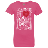 T-Shirts Hot Pink / YXS I Love Middle Earth Girls Premium T-Shirt