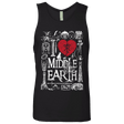 T-Shirts Black / S I Love Middle Earth Men's Premium Tank Top