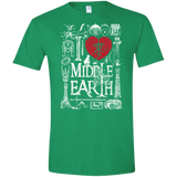 T-Shirts Heather Irish Green / S I Love Middle Earth Men's Semi-Fitted Softstyle