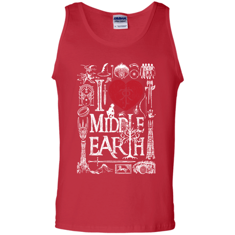 T-Shirts Red / S I Love Middle Earth Men's Tank Top