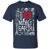 T-Shirts Navy / S I Love Middle Earth T-Shirt