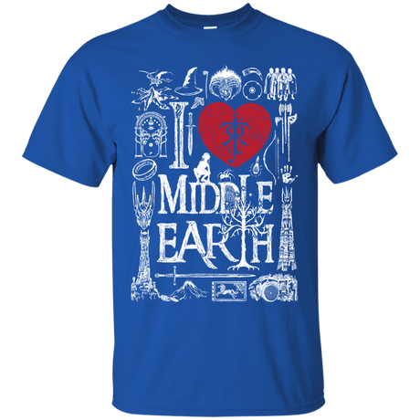 T-Shirts Royal / S I Love Middle Earth T-Shirt