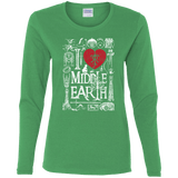 T-Shirts Irish Green / S I Love Middle Earth Women's Long Sleeve T-Shirt