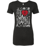 T-Shirts Vintage Black / S I Love Middle Earth Women's Triblend T-Shirt