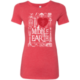 T-Shirts Vintage Red / S I Love Middle Earth Women's Triblend T-Shirt