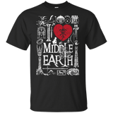 T-Shirts Black / YXS I Love Middle Earth Youth T-Shirt