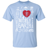 T-Shirts Light Blue / YXS I Love Middle Earth Youth T-Shirt