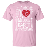 T-Shirts Light Pink / YXS I Love Middle Earth Youth T-Shirt