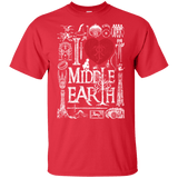 T-Shirts Red / YXS I Love Middle Earth Youth T-Shirt