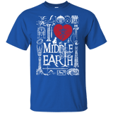 T-Shirts Royal / YXS I Love Middle Earth Youth T-Shirt