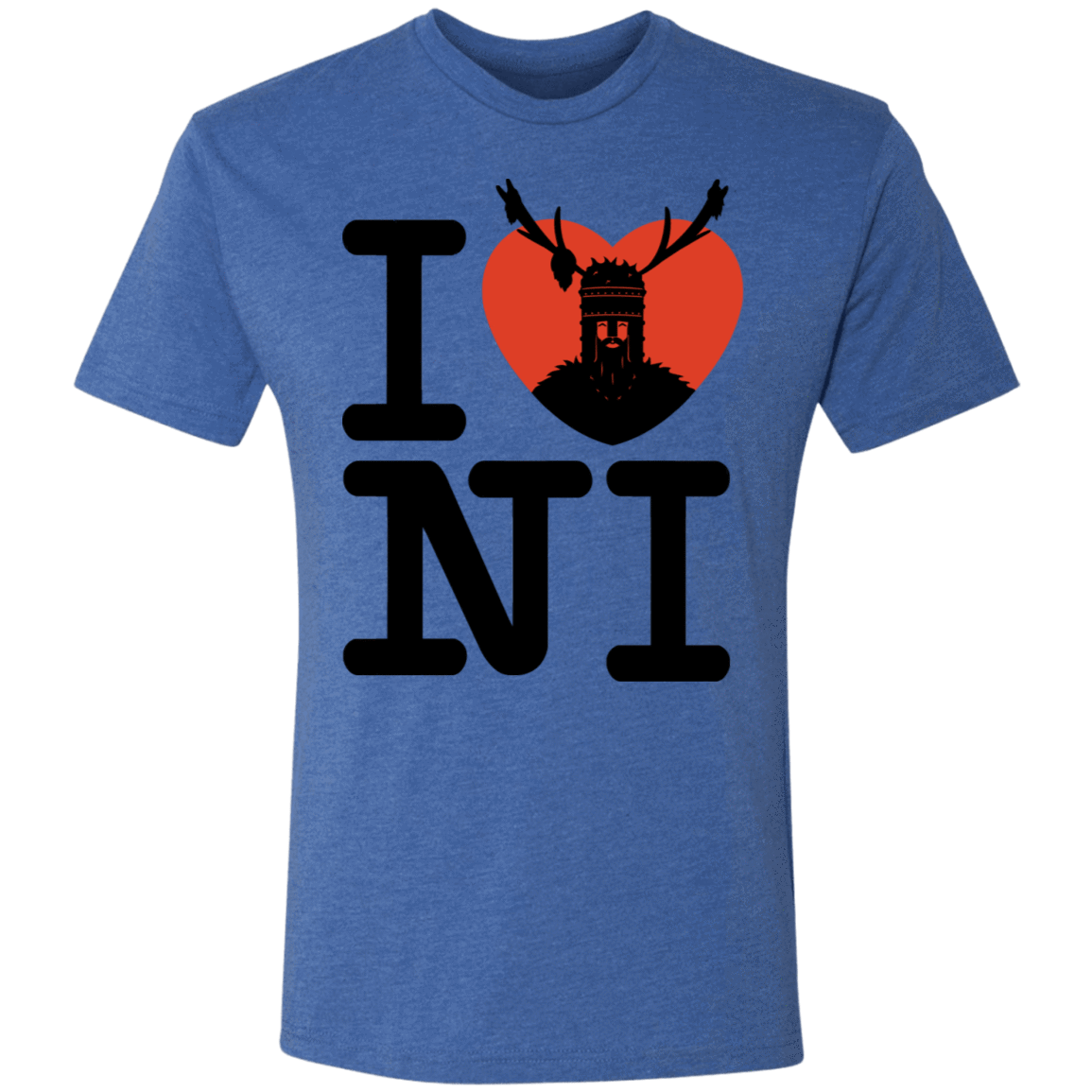 T-Shirts Vintage Royal / S I Love NI Men's Triblend T-Shirt