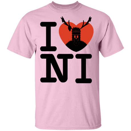 T-Shirts Light Pink / S I Love NI T-Shirt